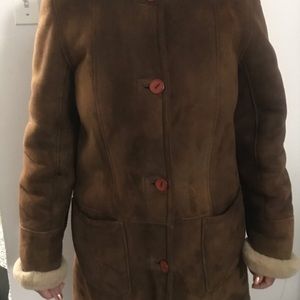 Lovely Light Brown Shearling Coat